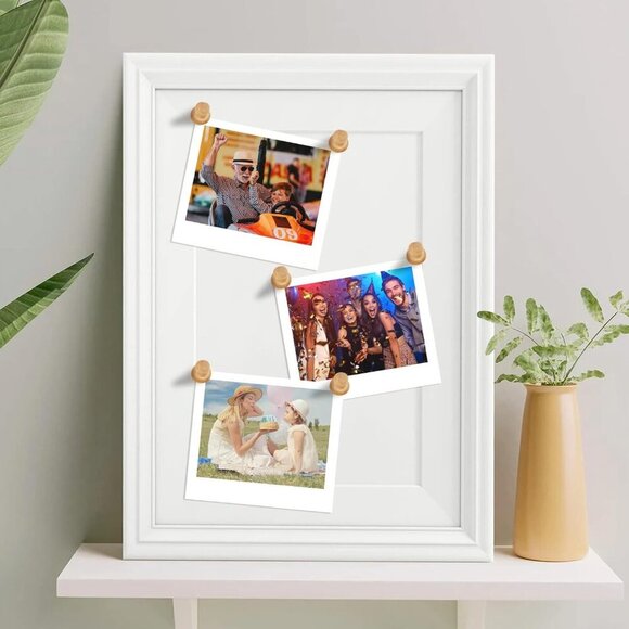 240 Pcs Wood Push Pins, Walnut, Standard, Wooden Thumb Tacks Decorative for Cork - Picture 6 of 7